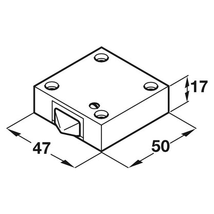 BUILT IN SWITCH UNIT PUSH PL/BLK