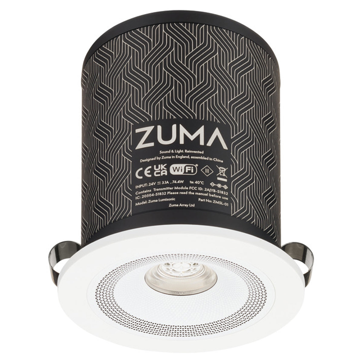 DISCONTINUED Zuma Lumisonic Speaker Light with B by HAFELE UK LTD
