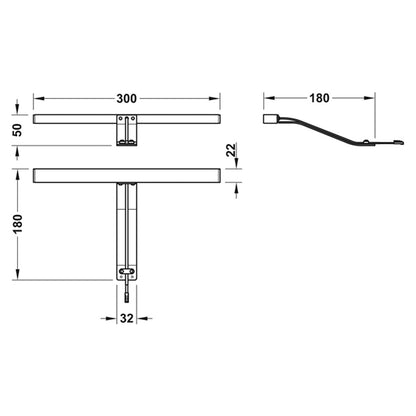 LOOX12V LED2032 CORNICE IP44 CW SLV