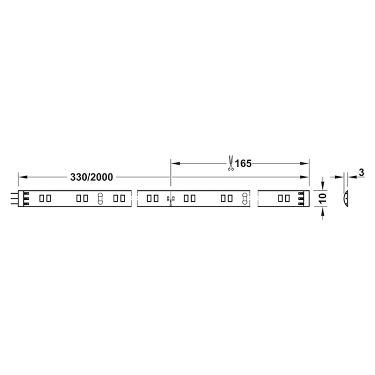 LOOX24V 3017 STRIPLIGHT WW-CW 2000