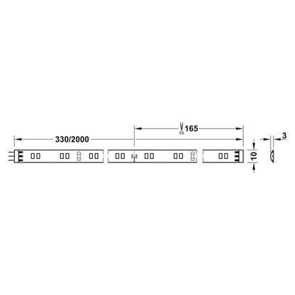 LOOX24V 3017 STRIPLIGHT WW-CW 2000