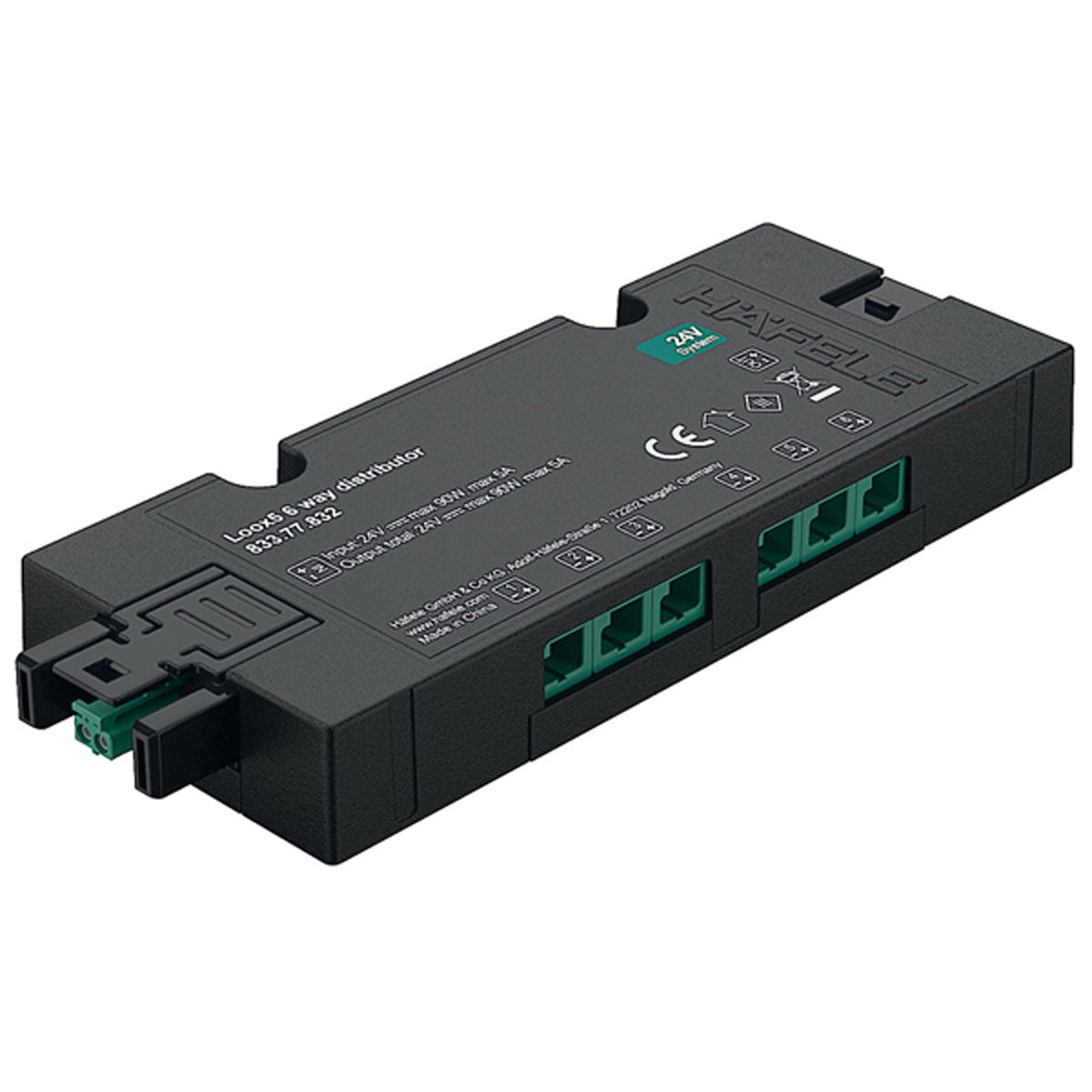 LOOX5 24V BOX DISTRIBUTOR 6WAY by HAFELE UK LTD