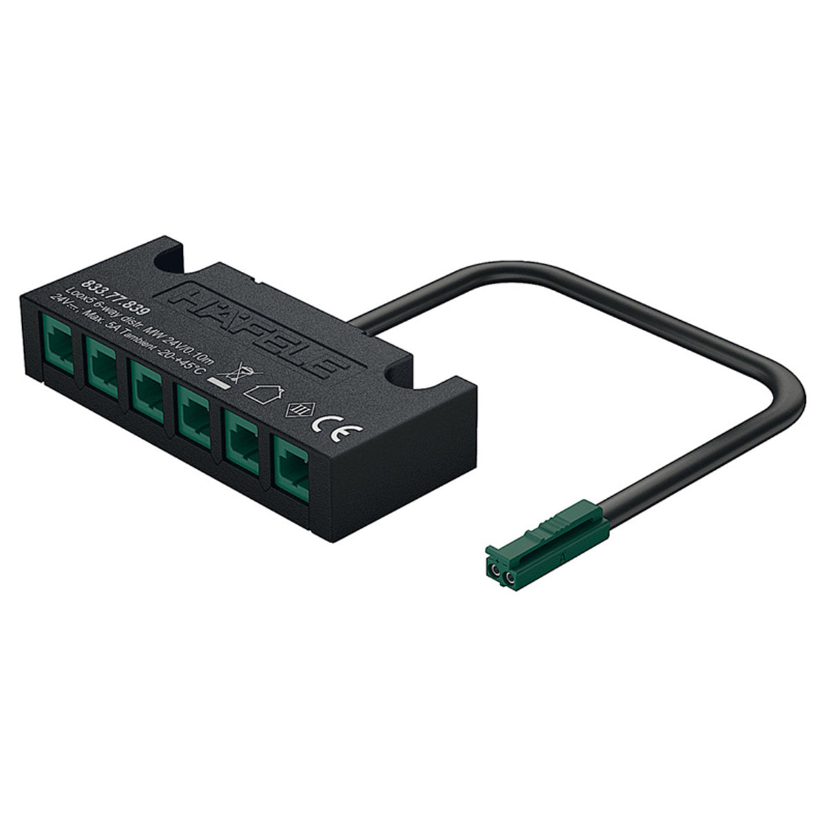 LOOX5 24V DISTRIBUTOR 6WAY by HAFELE UK LTD