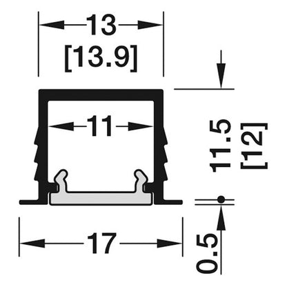 LOOX5 1103 ALU PROFILE 3000 SLV