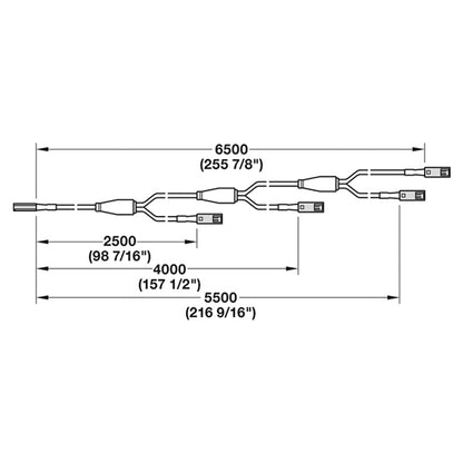 LOOX5 24V 4WAY EXT LEAD 6500 MONO
