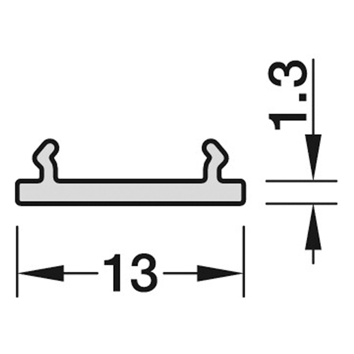 LOOX REPLACEMENT PROFILE 13 WHI