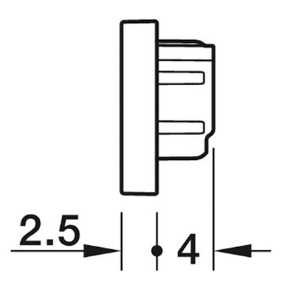 LOOX5 2102 ALU PROFILE ENDx10 SLV