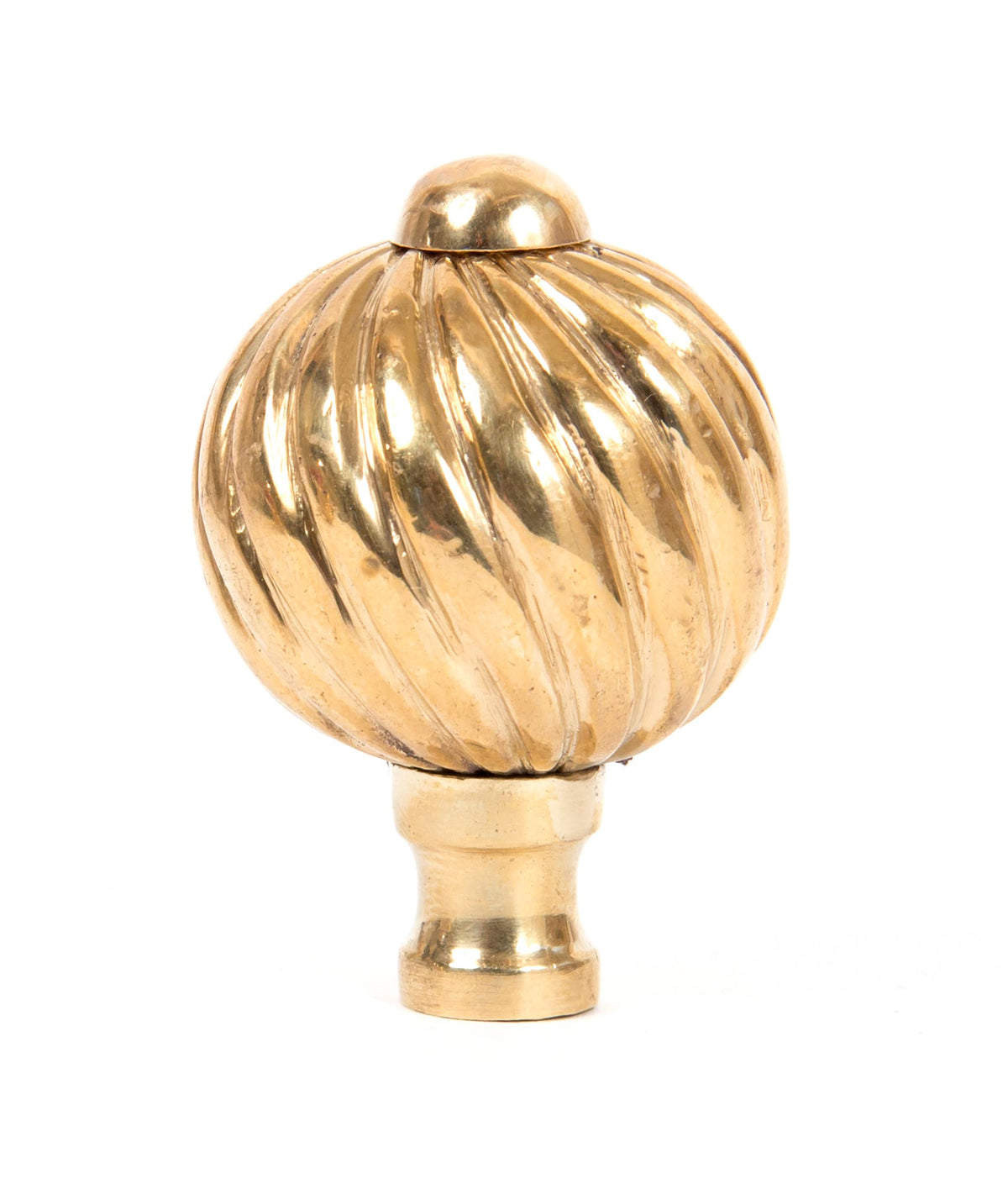 SPIRAL CABINET KNOB 32x45 PBR - 83550 by MARCHES (ANVIL) ARCHITECTURAL HARDWARE