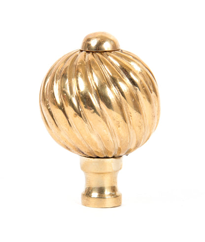 SPIRAL CABINET KNOB 32x45 PBR - 83550 by MARCHES (ANVIL) ARCHITECTURAL HARDWARE