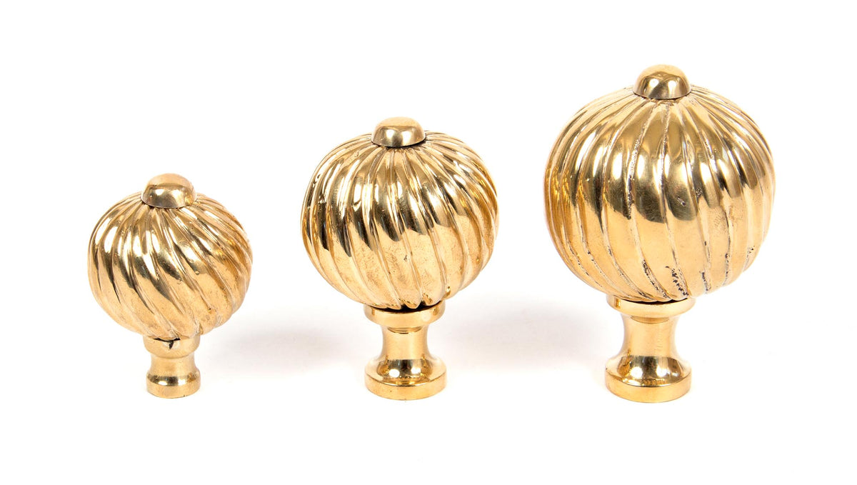 SPIRAL CABINET KNOB 32x45 PBR - 83550 by MARCHES (ANVIL) ARCHITECTURAL HARDWARE