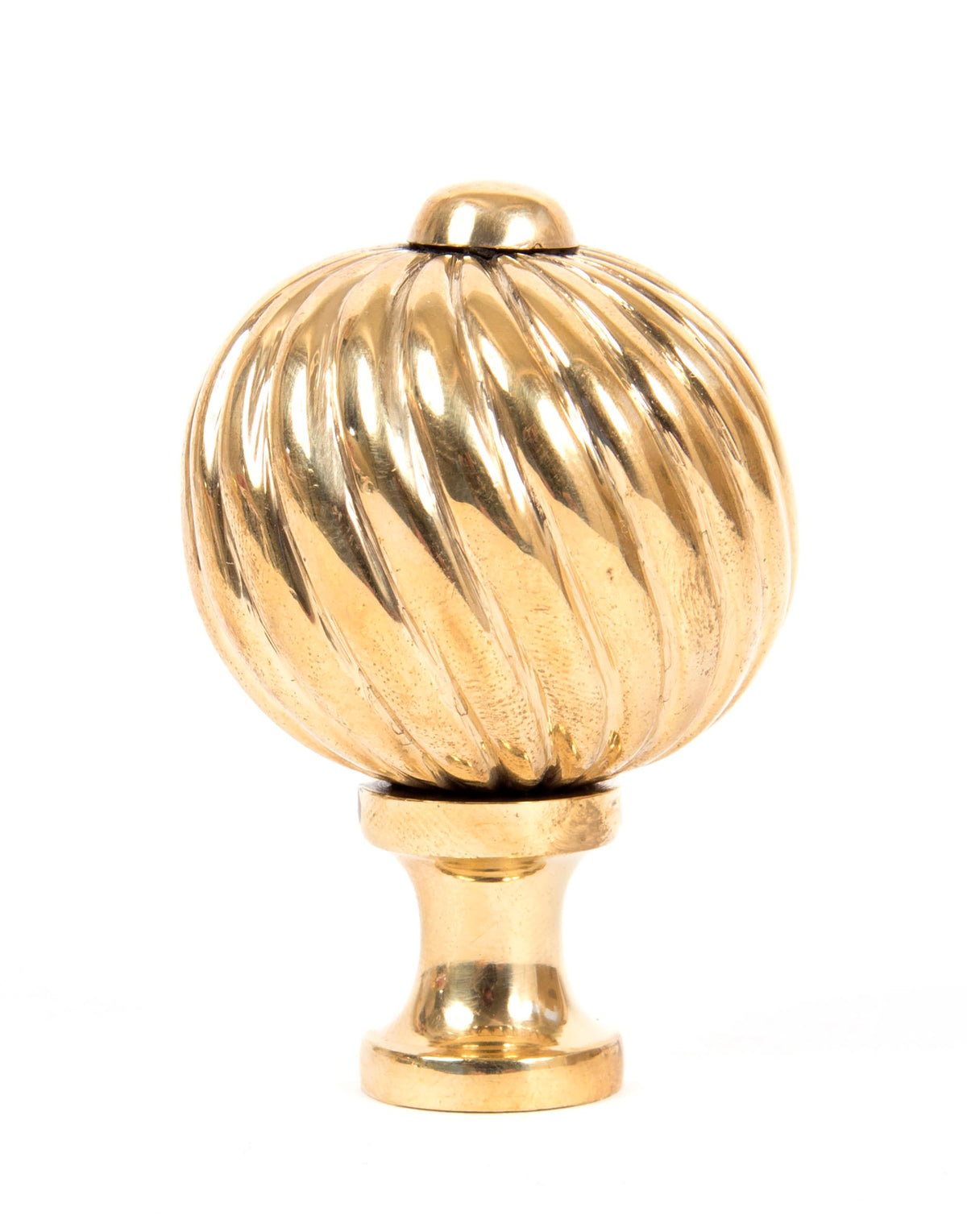 SPIRAL CABINET KNOB 38x58 PBR - 83551 by MARCHES (ANVIL) ARCHITECTURAL HARDWARE