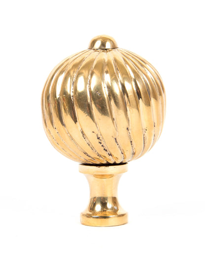 SPIRAL CABINET KNOB 45x66 PBR - 83552 by MARCHES (ANVIL) ARCHITECTURAL HARDWARE