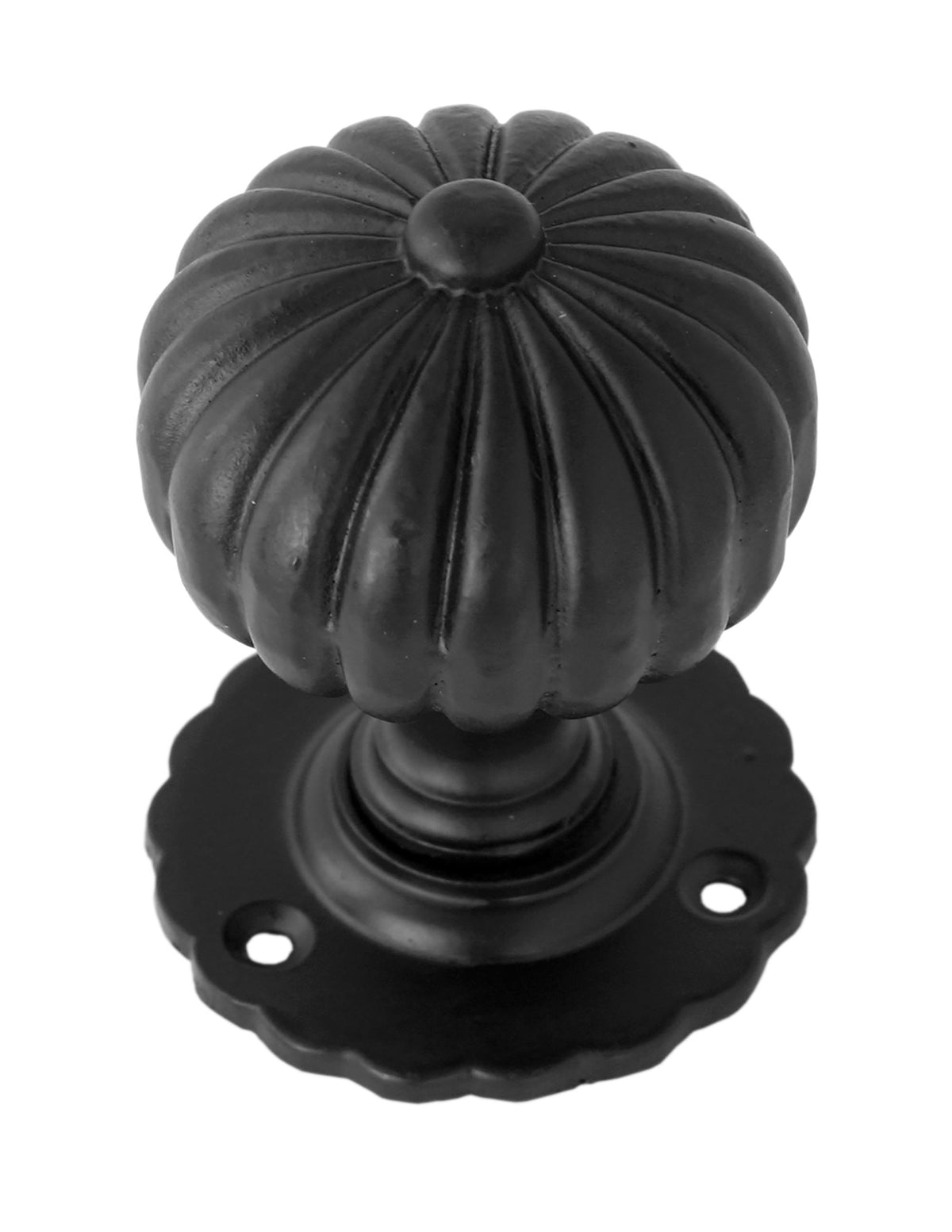 FLOWER MORTICE KNOB 57x76 BLK - 83560 by MARCHES (ANVIL) ARCHITECTURAL HARDWARE