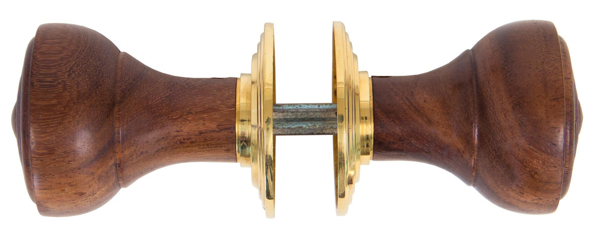 RINGED WOODEN MORTICE/RIM KNOB 54x70x56 RWD - 83562 by MARCHES (ANVIL) ARCHITECTURAL HARDWARE