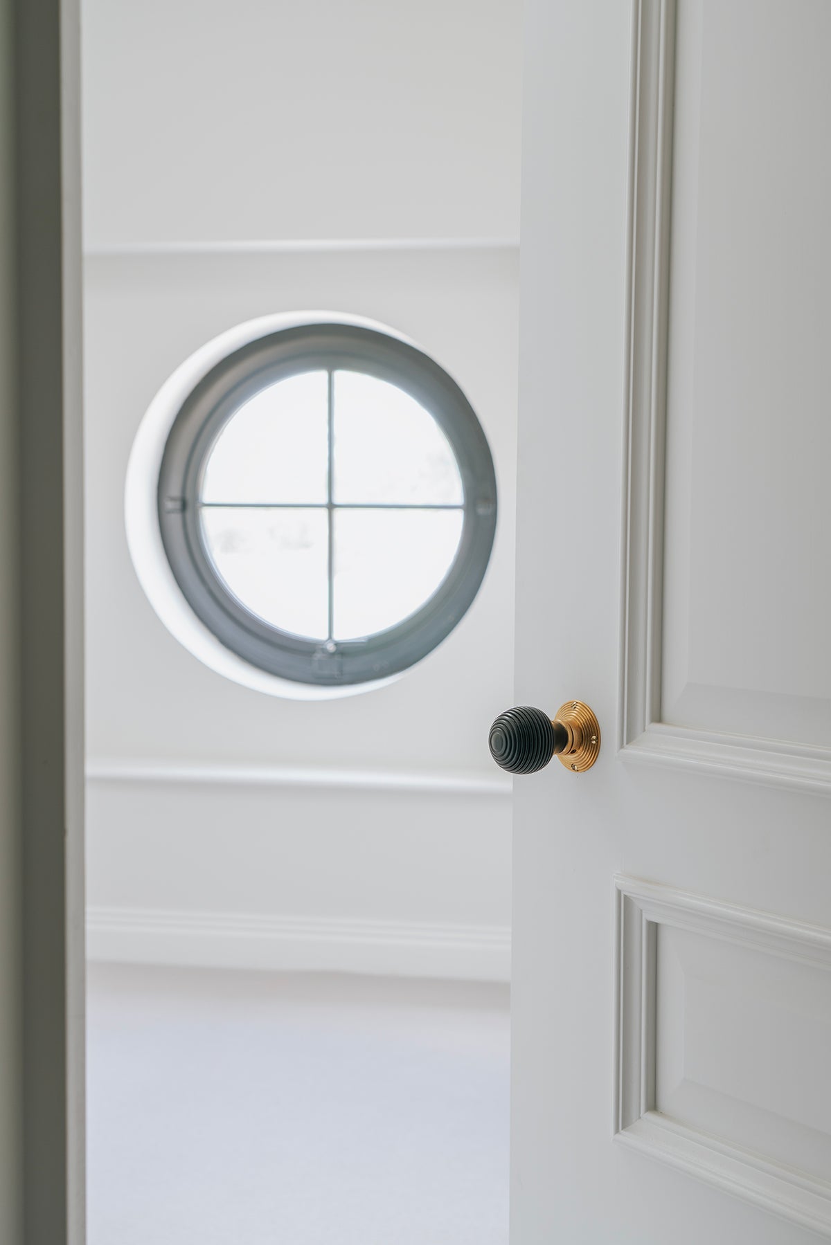 WOODEN BEEHIVE MORTICE/RIM KNOB 54x83x58 EBO/AGBR - 83574 by MARCHES (ANVIL) ARCHITECTURAL HARDWARE