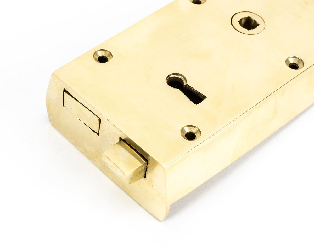 RIM LOCK SMALL RH 140x86x25 PBR - 83580 by MARCHES (ANVIL) ARCHITECTURAL HARDWARE