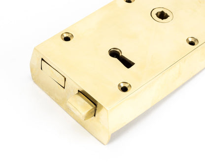 RIM LOCK SMALL RH 140x86x25 PBR - 83580 by MARCHES (ANVIL) ARCHITECTURAL HARDWARE