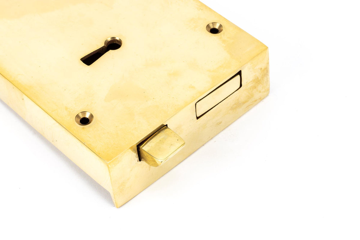 RIM LOCK LARGE LH 180x112x26 PBR - 83585 by MARCHES (ANVIL) ARCHITECTURAL HARDWARE