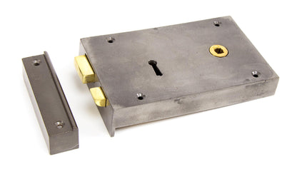 RIM LOCK LARGE RH 180x112x26 IRON - 83592 by MARCHES (ANVIL) ARCHITECTURAL HARDWARE
