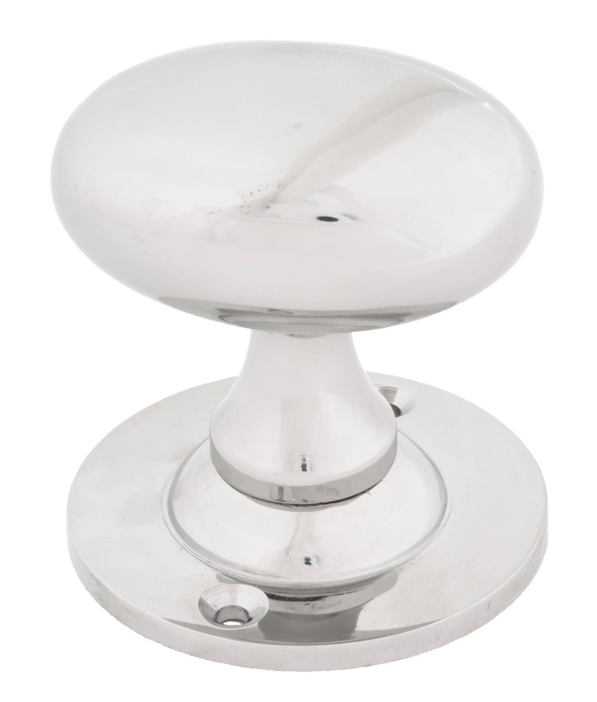 OVAL MORTICE/RIM KNOB 57x65x58 PNP - 83629 by MARCHES (ANVIL) ARCHITECTURAL HARDWARE
