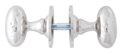 OVAL MORTICE/RIM KNOB 57x65x58 PNP - 83629 by MARCHES (ANVIL) ARCHITECTURAL HARDWARE