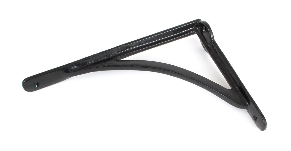 SHELF BRACKET CURVED 178x45x250 BLK - 83784 by MARCHES (ANVIL) ARCHITECTURAL HARDWARE