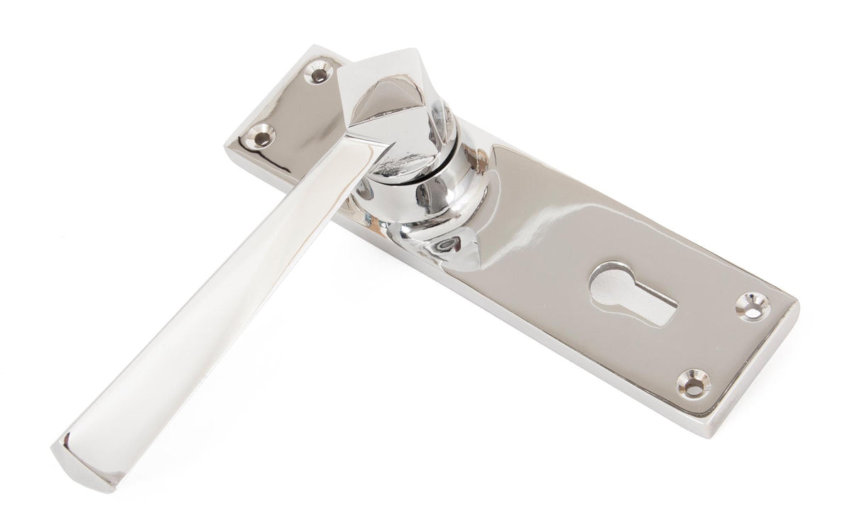 STRAIGHT LEVER HANDLE LOCK 124x148x50 PCP - 83830 by MARCHES (ANVIL) ARCHITECTURAL HARDWARE