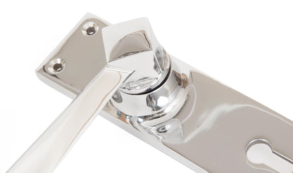 STRAIGHT LEVER HANDLE LOCK 124x148x50 PCP - 83830 by MARCHES (ANVIL) ARCHITECTURAL HARDWARE