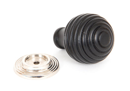 WOODEN BEEHIVE CABINET KNOB 35x50 EBO/PNP - 83869 by MARCHES (ANVIL) ARCHITECTURAL HARDWARE