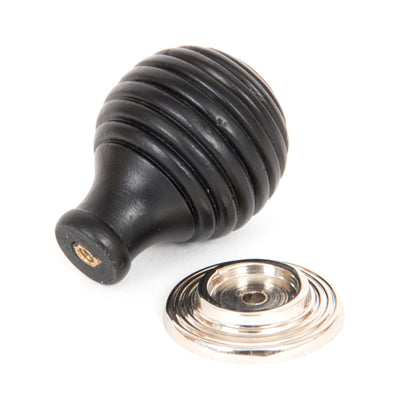 WOODEN BEEHIVE CABINET KNOB 35x50 EBO/PNP - 83869 by MARCHES (ANVIL) ARCHITECTURAL HARDWARE
