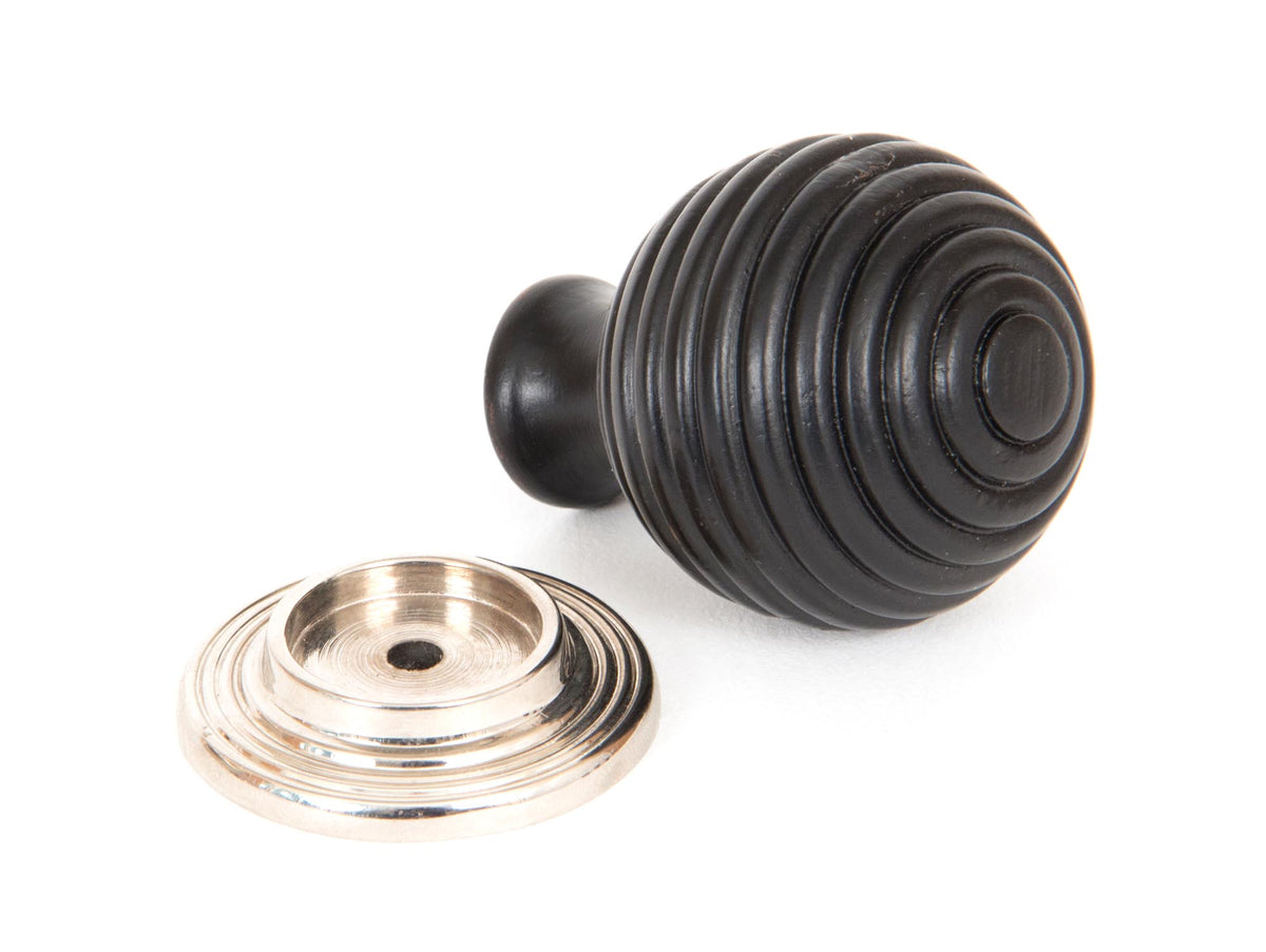WOODEN BEEHIVE CABINET KNOB 38x55 EBO/PNP - 83870 by MARCHES (ANVIL) ARCHITECTURAL HARDWARE