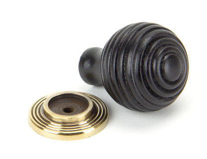 WOODEN BEEHIVE CABINET KNOB 35x50 EBO/ABR - 83871 by MARCHES (ANVIL) ARCHITECTURAL HARDWARE