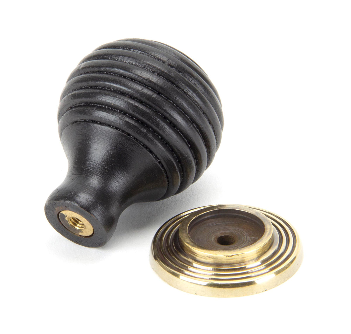 WOODEN BEEHIVE CABINET KNOB 35x50 EBO/ABR - 83871 by MARCHES (ANVIL) ARCHITECTURAL HARDWARE