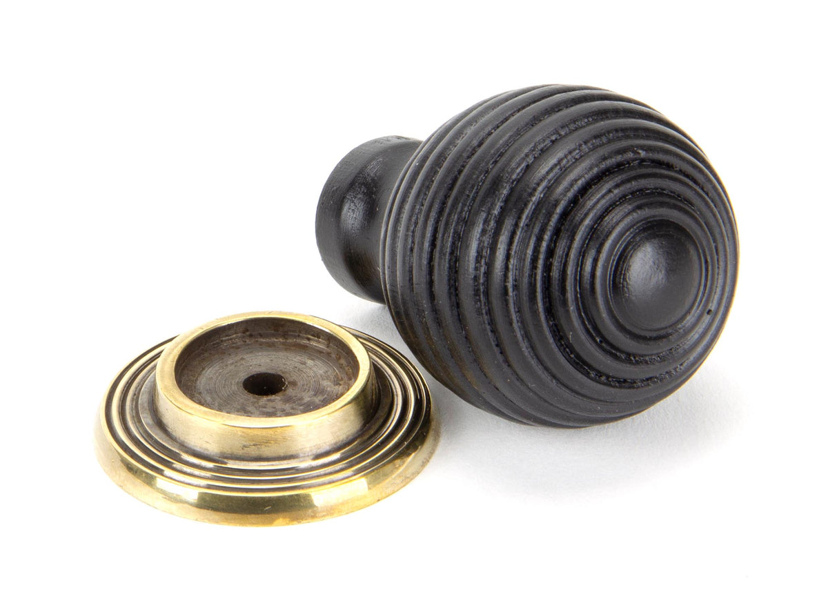 WOODEN BEEHIVE CABINET KNOB 38x55 EBO/ABR - 83872 by MARCHES (ANVIL) ARCHITECTURAL HARDWARE