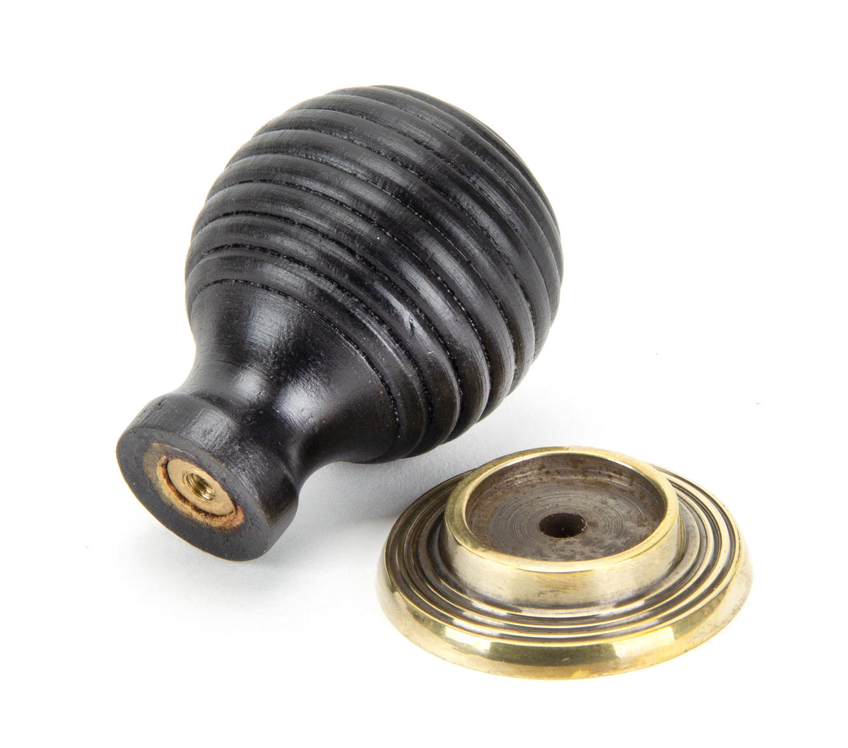 WOODEN BEEHIVE CABINET KNOB 38x55 EBO/ABR - 83872 by MARCHES (ANVIL) ARCHITECTURAL HARDWARE