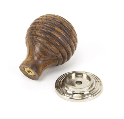 WOODEN BEEHIVE CABINET KNOB 35x50 RWD/PNP - 83873 by MARCHES (ANVIL) ARCHITECTURAL HARDWARE