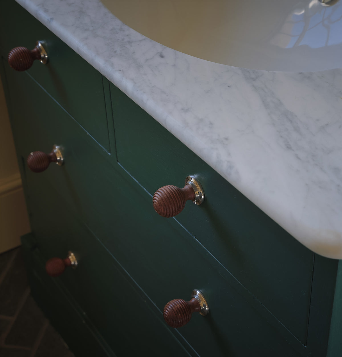 WOODEN BEEHIVE CABINET KNOB 38x55 RWD/PNP - 83874 by MARCHES (ANVIL) ARCHITECTURAL HARDWARE