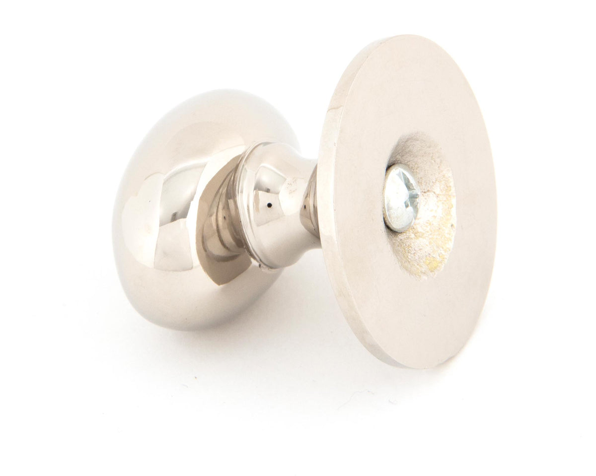 OVAL CABINET KNOB 40x27x40x43 PNP - 83880 by MARCHES (ANVIL) ARCHITECTURAL HARDWARE