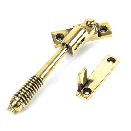 REEDED NIGHT-VENT LOCKING FASTENER 149x17x33 AGBR - 83911 by MARCHES (ANVIL) ARCHITECTURAL HARDWARE