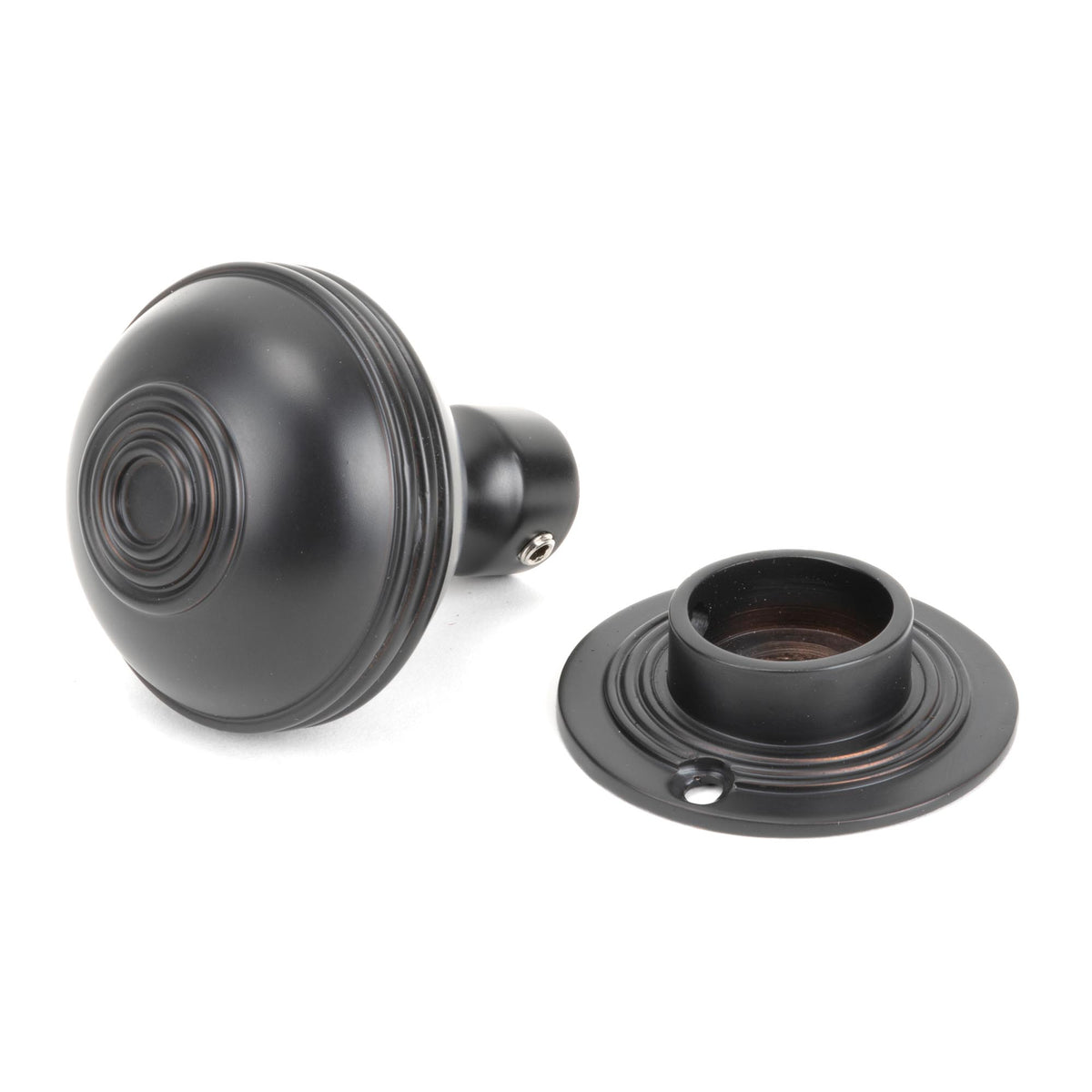 PRESTBURY MORTICE/RIM KNOB 50x64x50 AGBZ - 83945 by MARCHES (ANVIL) ARCHITECTURAL HARDWARE