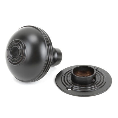 PRESTBURY MORTICE/RIM KNOB 63x71x63 AGBZ - 83946 by MARCHES (ANVIL) ARCHITECTURAL HARDWARE