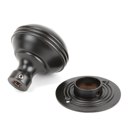 PRESTBURY MORTICE/RIM KNOB 63x71x63 AGBZ - 83946 by MARCHES (ANVIL) ARCHITECTURAL HARDWARE