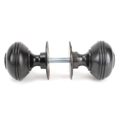 PRESTBURY MORTICE/RIM KNOB 63x71x63 AGBZ - 83946 by MARCHES (ANVIL) ARCHITECTURAL HARDWARE