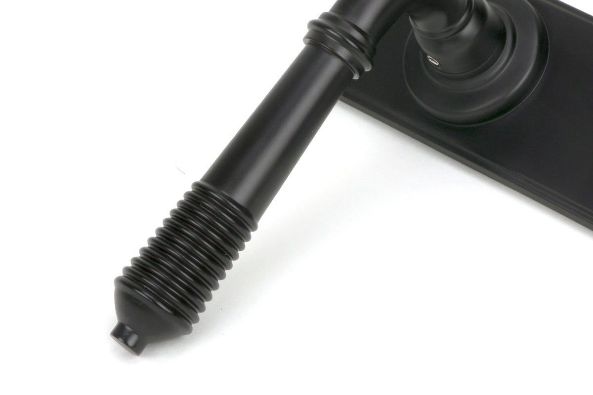 REEDED LEVER HANDLE LOCK 123x152x70 AGBZ - 83953 by MARCHES (ANVIL) ARCHITECTURAL HARDWARE