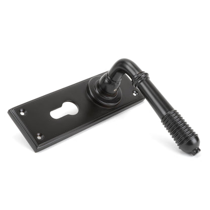 REEDED LEVER HANDLE EURO 123x152x70 AGBZ - 83956 by MARCHES (ANVIL) ARCHITECTURAL HARDWARE