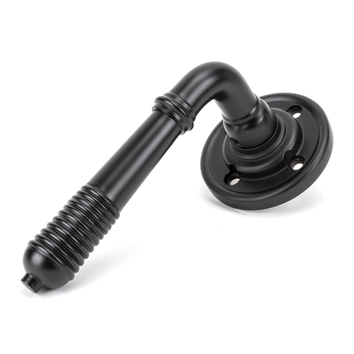 REEDED LEVER HANDLE+ROSE SPR 123x60x70 AGBZ - 83957 by MARCHES (ANVIL) ARCHITECTURAL HARDWARE