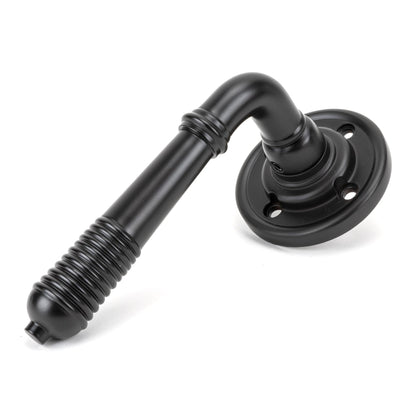 REEDED LEVER HANDLE+ROSE SPR 123x60x70 AGBZ - 83957 by MARCHES (ANVIL) ARCHITECTURAL HARDWARE