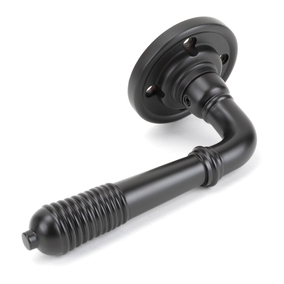 REEDED LEVER HANDLE+ROSE SPR 123x60x70 AGBZ - 83957 by MARCHES (ANVIL) ARCHITECTURAL HARDWARE
