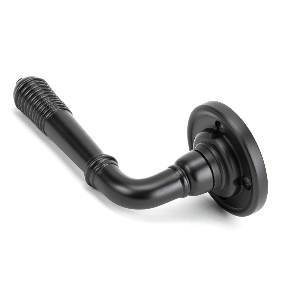 REEDED LEVER HANDLE+ROSE SPR 123x60x70 AGBZ - 83957 by MARCHES (ANVIL) ARCHITECTURAL HARDWARE