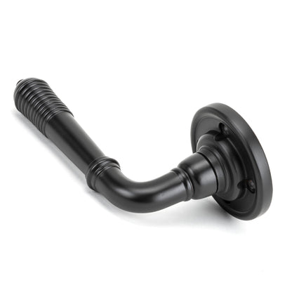 REEDED LEVER HANDLE+ROSE SPR 123x60x70 AGBZ - 83957 by MARCHES (ANVIL) ARCHITECTURAL HARDWARE